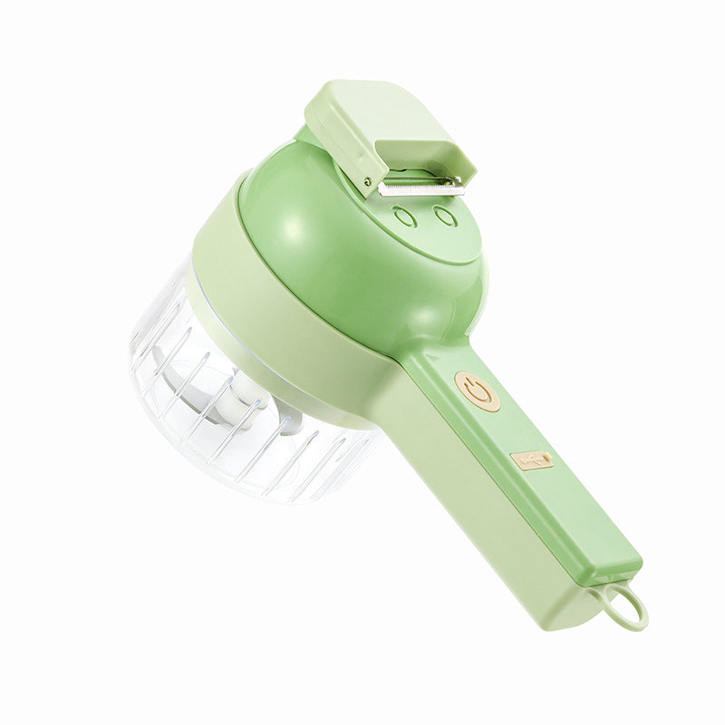 Multifunctional Electric Vegetable Slicer – USB Charging, Stainless Steel Blade, Carrot & Potato Chopper, Kitchen Fruit & Salad Cutter