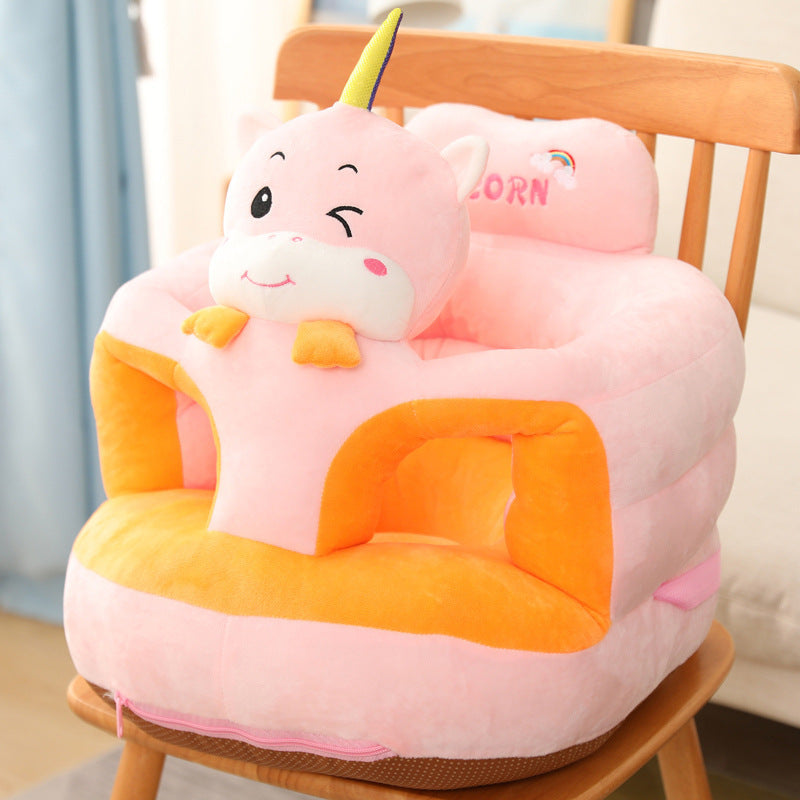 Adorable Baby Sofa Chair | Anti-Rollover Plush Seat for Learning & Play