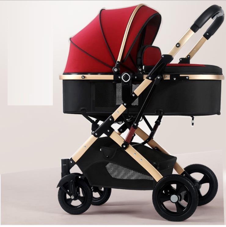 Two-Way Folding Newborn Baby Stroller – Portable, Lightweight & Adjustable for Ultimate Convenience