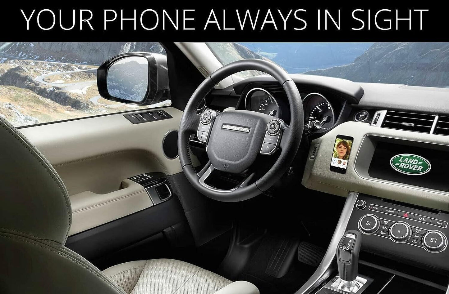Upgraded Magnetic Car Phone Holder - Retractable Mount with 6 Powerful N52 Magnets, 720° Rotation for Dashboard & Windshield - Universal Phone Mount for iPhone, Samsung, and More
