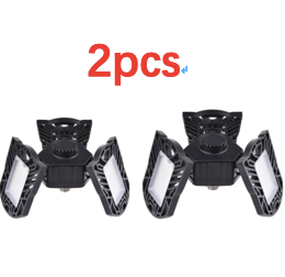 Deformable LED Garage Light | High Intensity Industrial Radar Lamp for Warehouse & Home