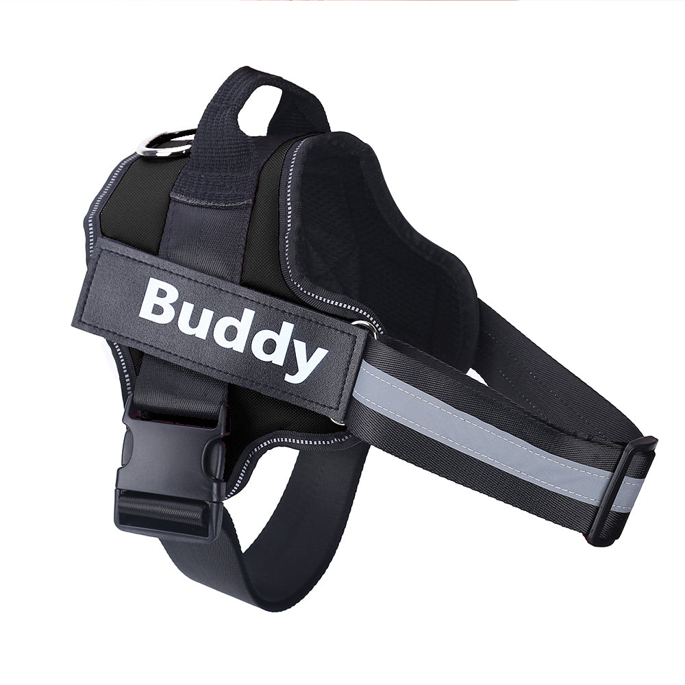 Personalised No-Pull Dog Harness – Reflective, Adjustable & Breathable Vest for Small to Large Dogs