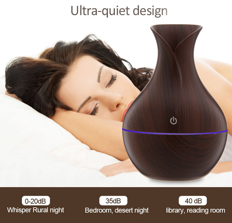 Vase Humidifier – 130ML Ultrasonic Aroma Diffuser with 40ML/H Atomization