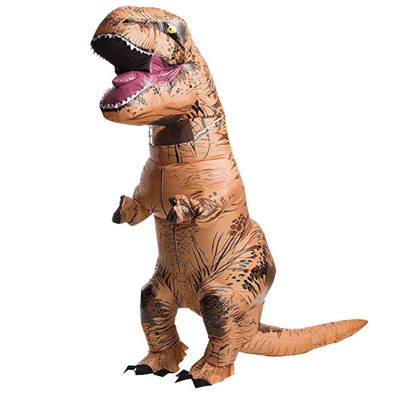 Hilarious Ride-On Inflatable Dinosaur Costume – Funny Chair Illusion Suit for Adults