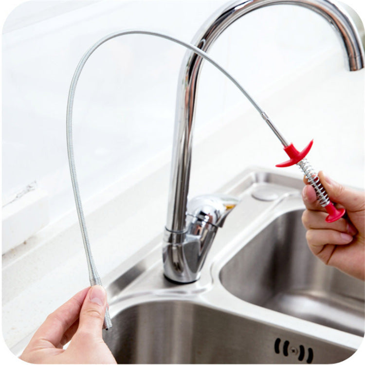 Four Claw Hand Pinch Pipe Unblocker | Kitchen Sink Drain Cleaner Tool