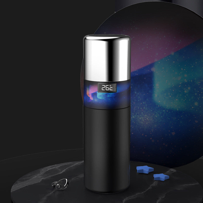 Smart Thermos Cup with Temperature Display – 55°C Fast Cooling Stainless Steel Vacuum Flask (340ml)