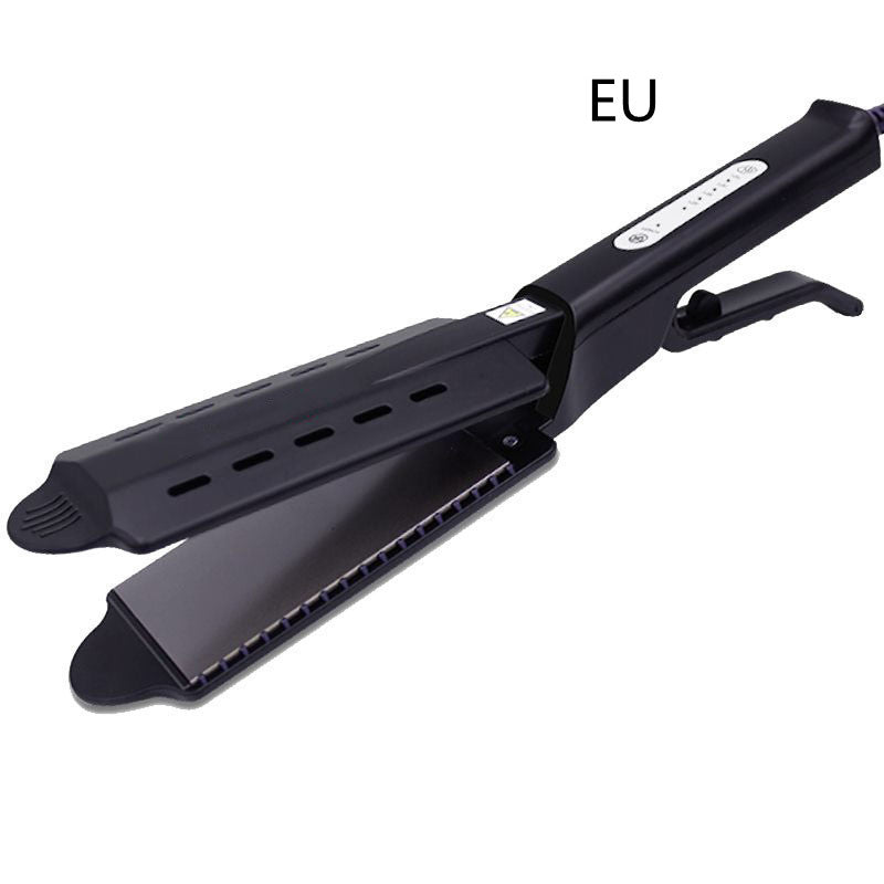 Tourmaline Ceramic Hair Straightener & Curling Iron | 2-in-1 Hair Styler for Smooth, Curly, & Straight Hair