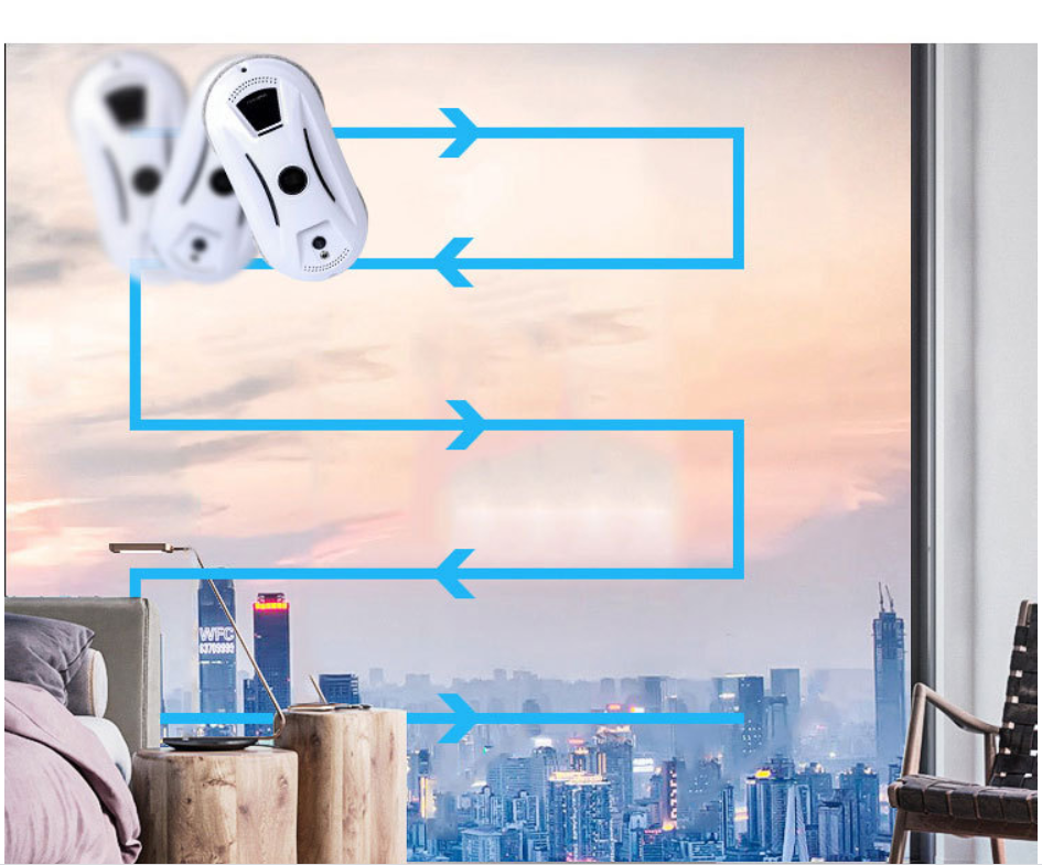 Electric Window Cleaning Robot | Automated Glass Cleaner with Smart Planning Route