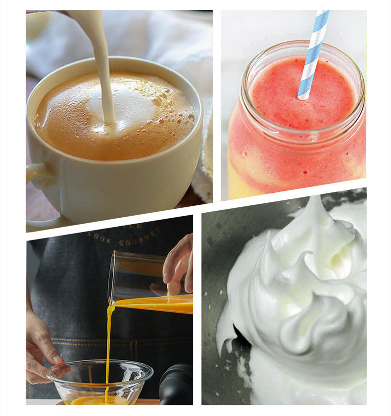 Electric Milk Frother for Coffee and Latte | Modern Handheld Beverage Mixer