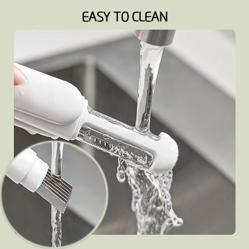 360° Rotating Stainless Steel 3-in-1 Peeler & Grater – Multipurpose Kitchen Gadget for Effortless Peeling, Shredding & Slicing