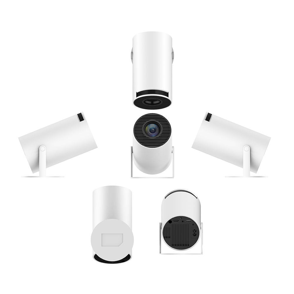 Compact Portable Projector for Home Use | 4K & 720p | WiFi & Bluetooth Connectivity