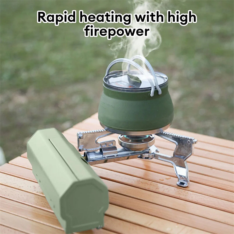 Portable Camping Gas Stove - Folding Outdoor Grill for Hiking, BBQ, Travel, and Cooking