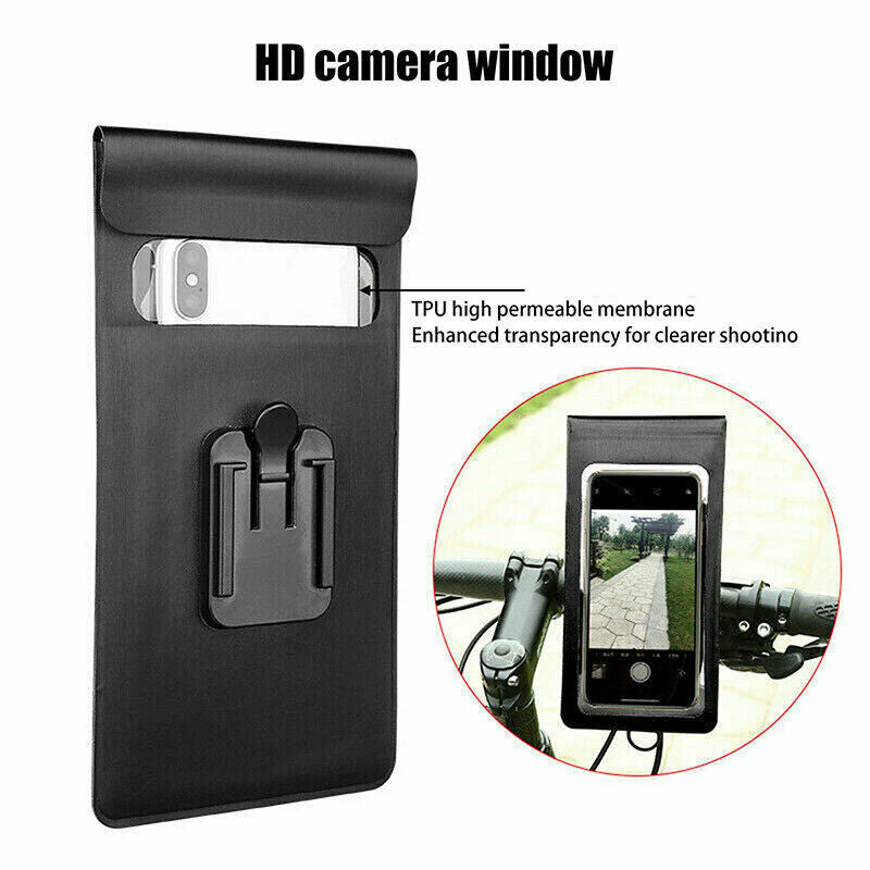 Bicycle & Motorbike Waterproof Phone Case Mount – 360° Rotating Holder