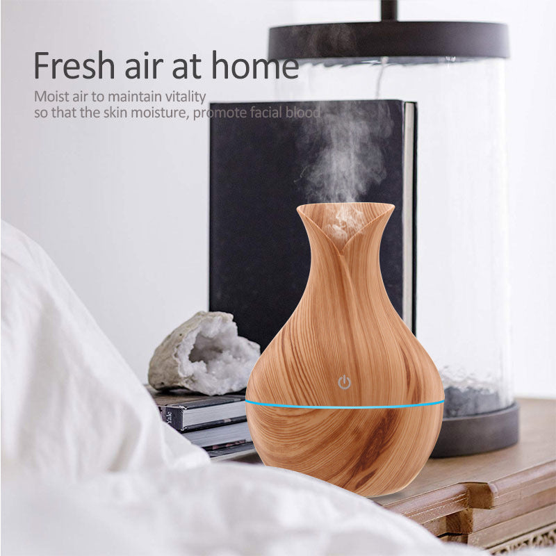 Vase Humidifier – 130ML Ultrasonic Aroma Diffuser with 40ML/H Atomization