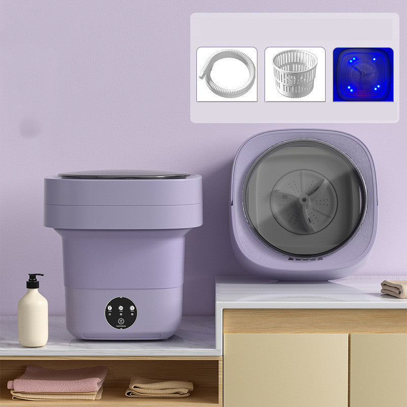 Mini Foldable Portable Washing Machine – 5kg Capacity, Compact & Powerful for Small Spaces, RVs & Travel