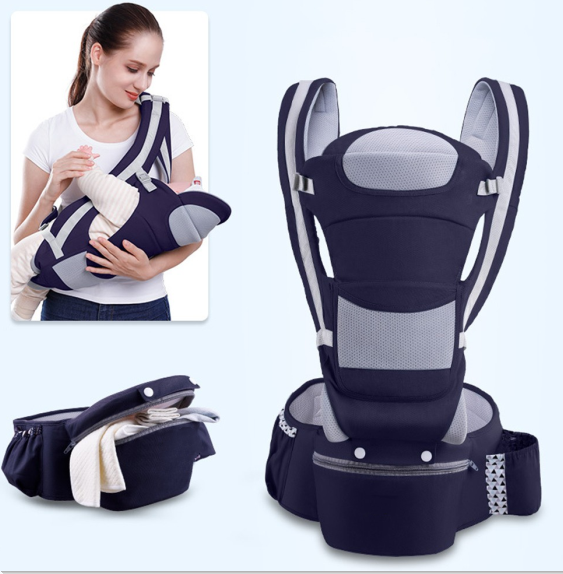 Blue Multifunction Hip Baby Carrier
