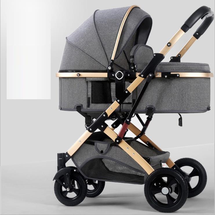 Two-Way Folding Newborn Baby Stroller – Portable, Lightweight & Adjustable for Ultimate Convenience