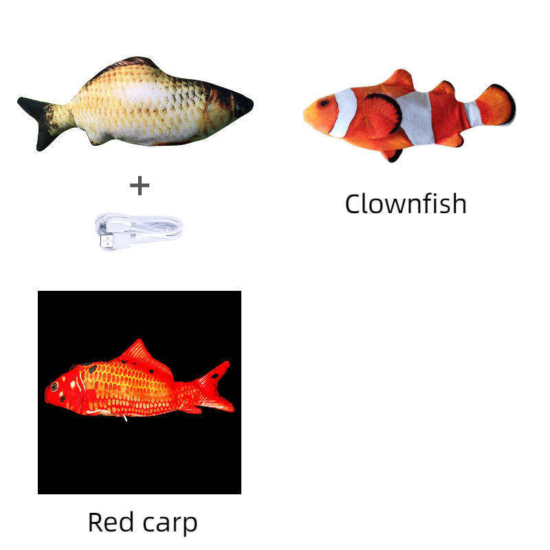 "Dynamic Electric Fish Toy - Click to Explore"