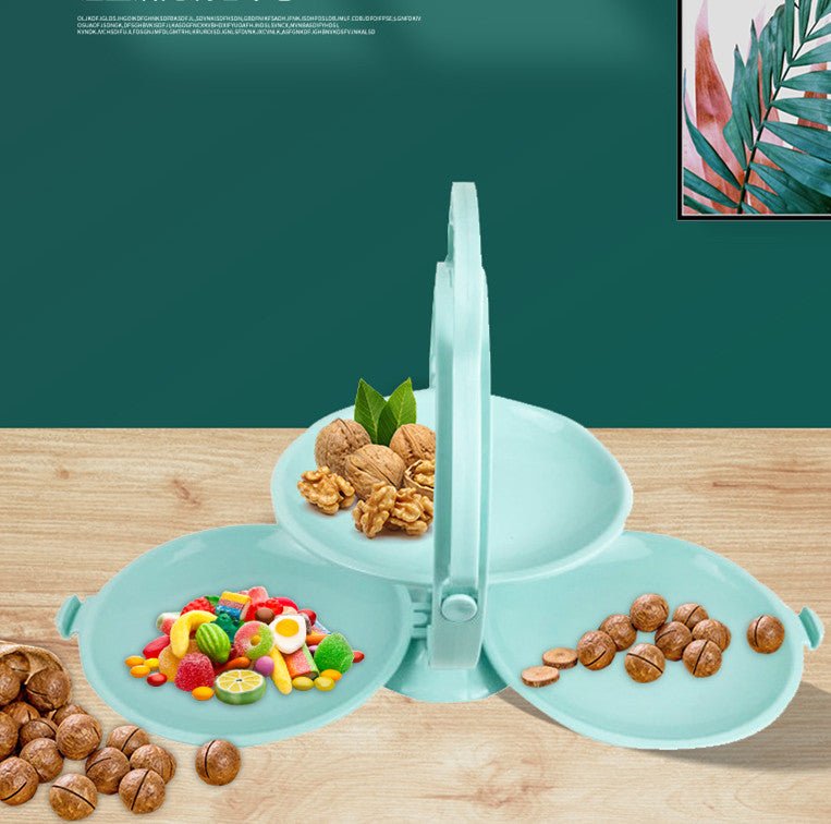 Creative Foldable Smile Candy Tray – Modern Minimalist Fruit Plate
