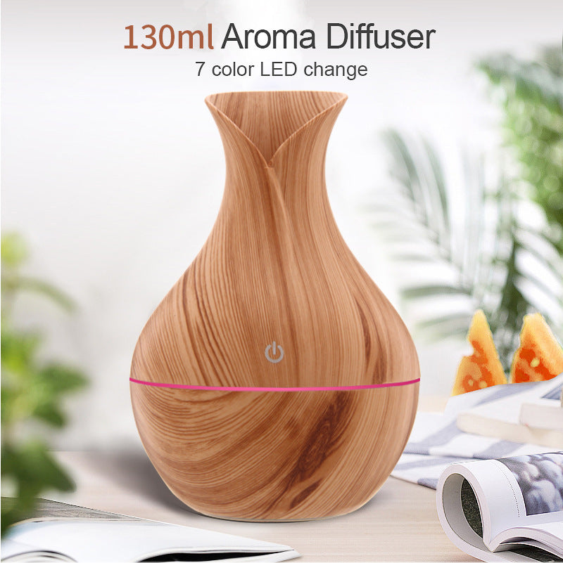 Vase Humidifier – 130ML Ultrasonic Aroma Diffuser with 40ML/H Atomization