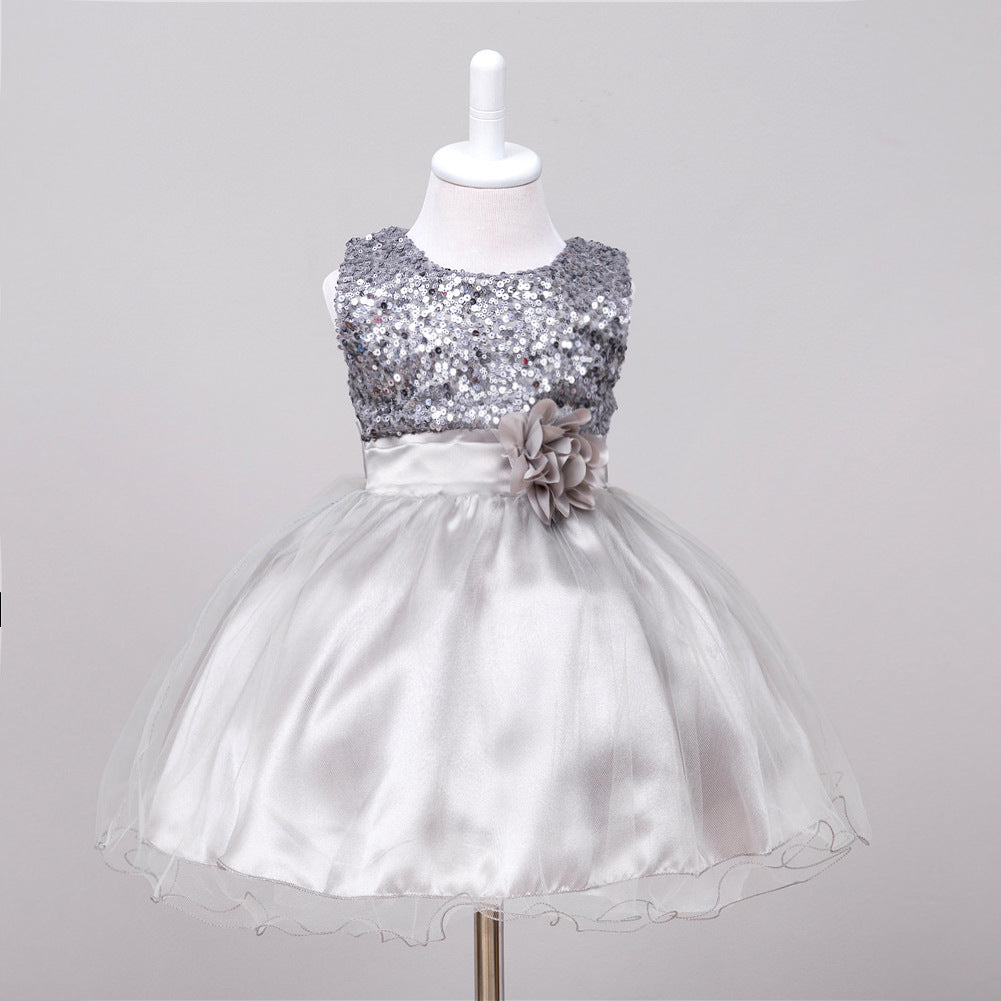 Attractive Baby Whit Dress
