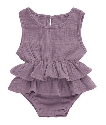 Striped Sleeveless Pettiskirt for Baby Girls – Comfortable Cotton Dress for 70cm to 100cm