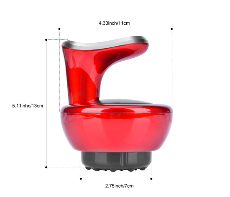 Wireless Gua Sha Cupping Therapy Massager – 6-Speed Vacuum Suction, Magnetic & Negative Pressure Massage Device