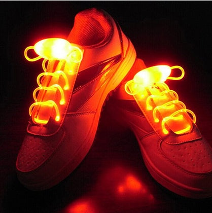 LED Glow Shoelaces for Trainers – Light-Up Sport Shoe Laces with Flashing Modes – Fibre Optic Bright Laces for Night Safety