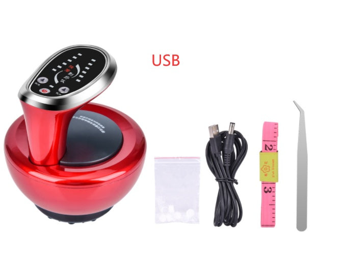 Wireless Gua Sha Cupping Therapy Massager – 6-Speed Vacuum Suction, Magnetic & Negative Pressure Massage Device