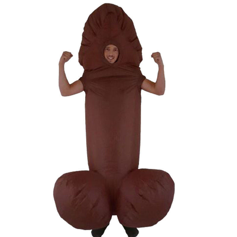 Hilarious Ride-On Inflatable Dinosaur Costume – Funny Chair Illusion Suit for Adults