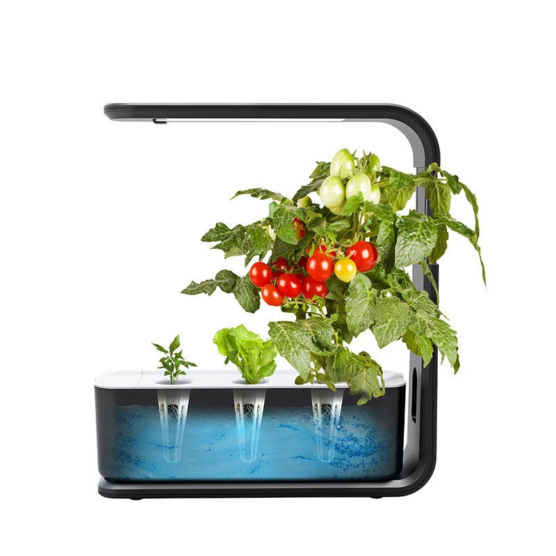Indoor Hydroponic Smart Plant Planter | Home Office Vegetable Planter with LED Grow Light