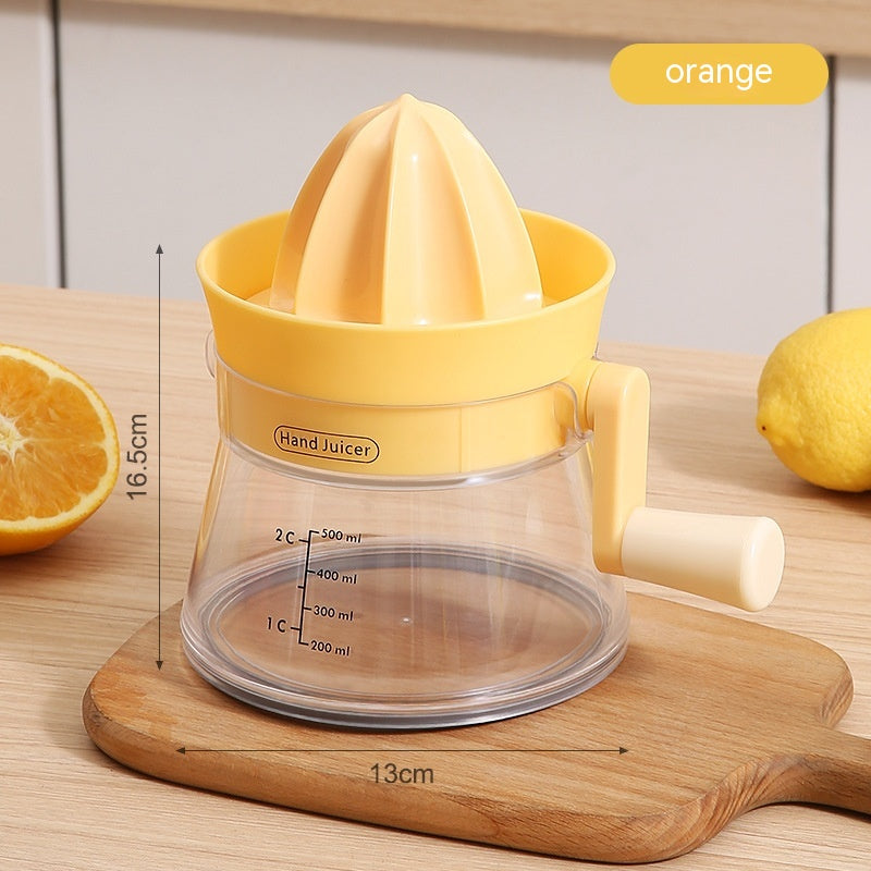 Compact Manual Juicer - Multi-Functional Kitchen Gadget for Fresh Juice