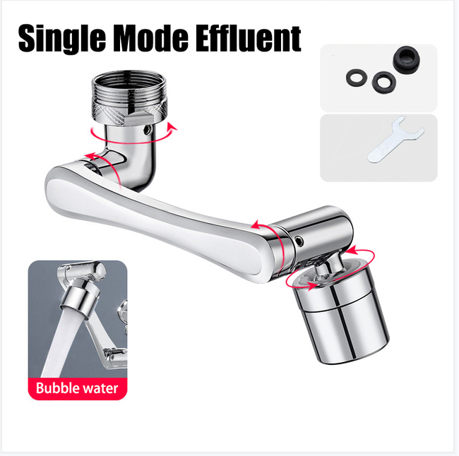 Swivel Universal Extension Bubbler – 1080° Rotary Splash-Proof Faucet Attachment