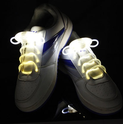 LED Glow Shoelaces for Trainers – Light-Up Sport Shoe Laces with Flashing Modes – Fibre Optic Bright Laces for Night Safety