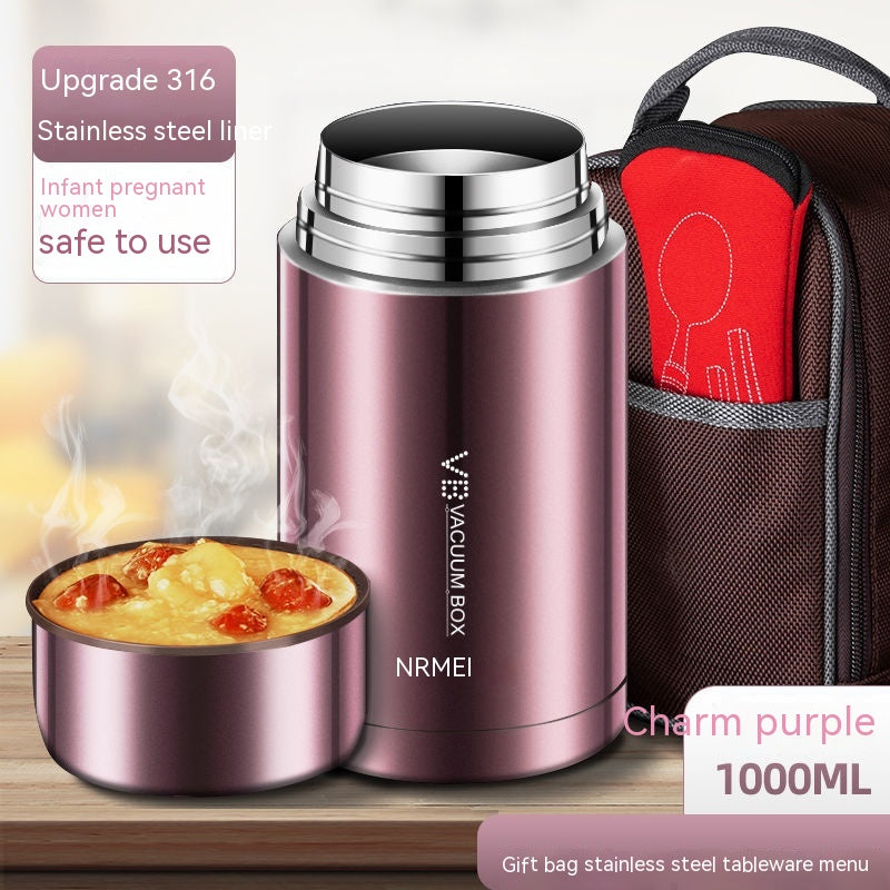 Stainless Steel Insulated Lunch Box – Extra Long Heat Retention (24-36 Hours)