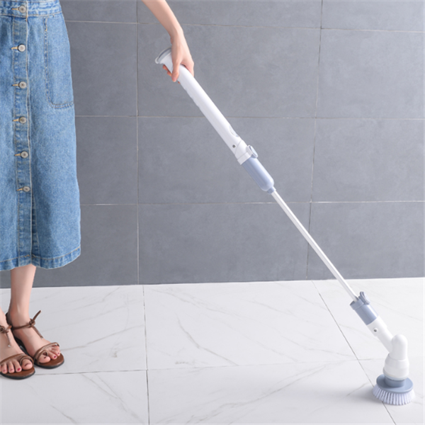 Wireless Electric Toilet Brush | Adjustable Handle & 120° Rotating for Easy Cleaning