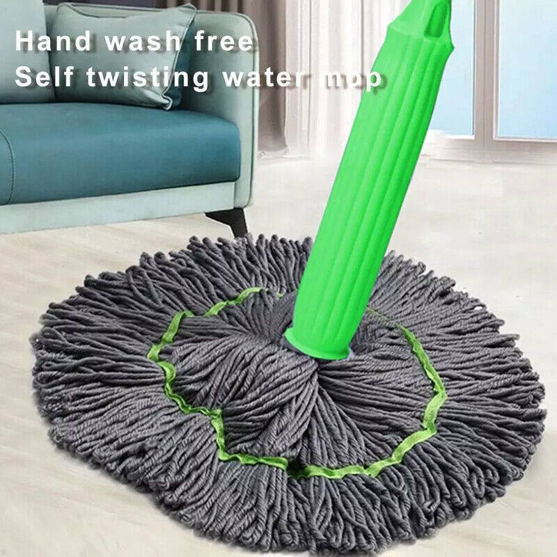 2-in-1 Self-Wringing Mop – Dehydrated Microfiber Twist Mop with 360° Rotating Head for Effortless Home Cleaning