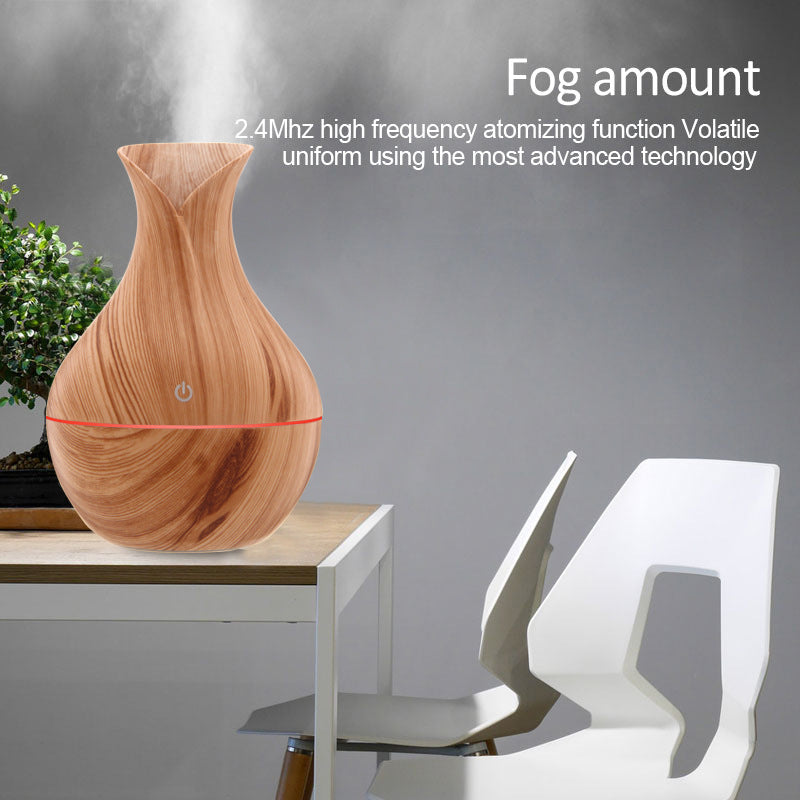 Vase Humidifier – 130ML Ultrasonic Aroma Diffuser with 40ML/H Atomization