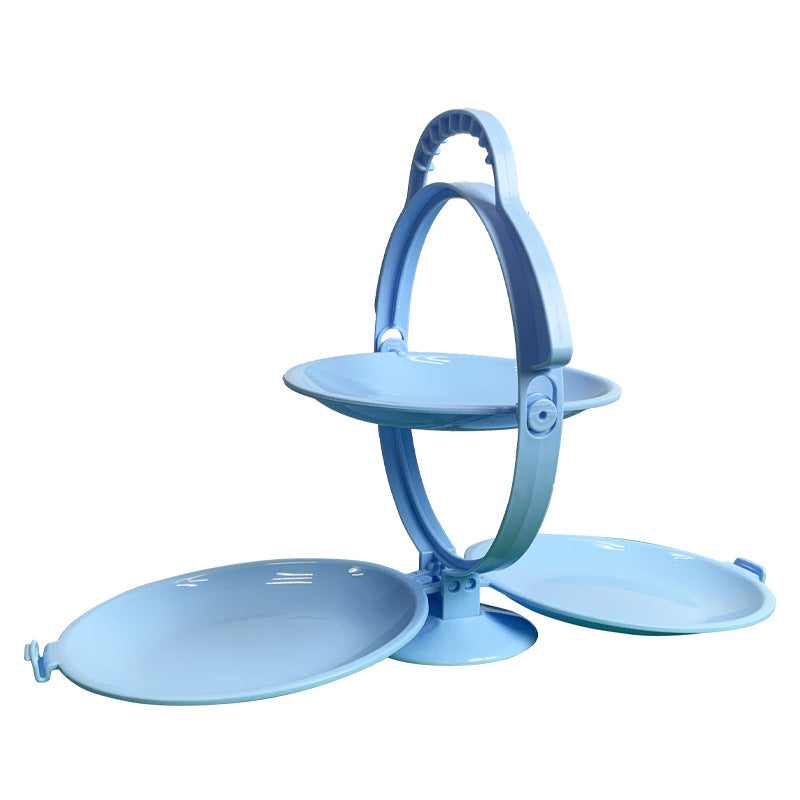 Creative Foldable Smile Candy Tray – Modern Minimalist Fruit Plate