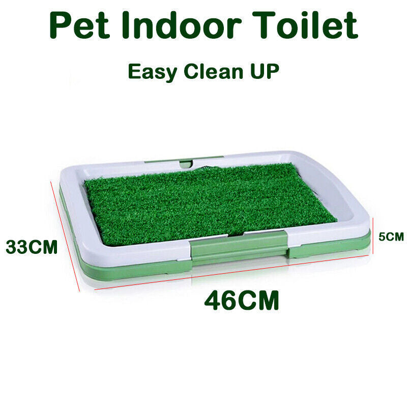 Pet Dog Toilet Mat – Indoor Grass Potty Pad & Training Tray for Puppies and Small Dogs
