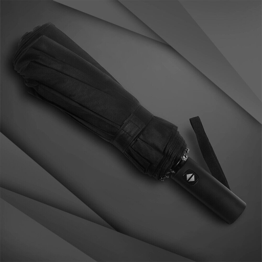 12 Ribs Strong Automatic Umbrella – Windproof, Stormproof & Compact Folding Design