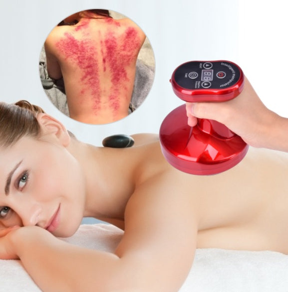 Wireless Gua Sha Cupping Therapy Massager – 6-Speed Vacuum Suction, Magnetic & Negative Pressure Massage Device
