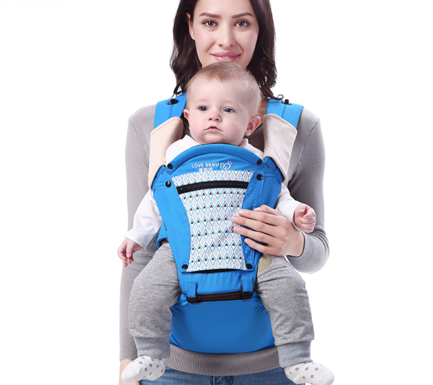 Blue Stokke Baby Carrier