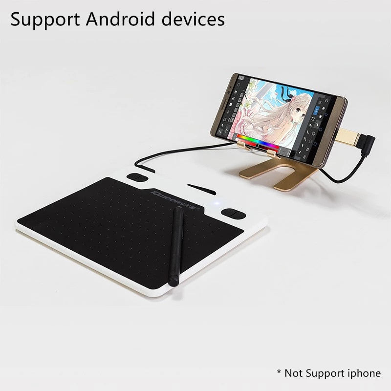 Ultralight Digital Drawing Tablet | Battery-Free Pen | Compatible with iOS, Android, Windows & Mac