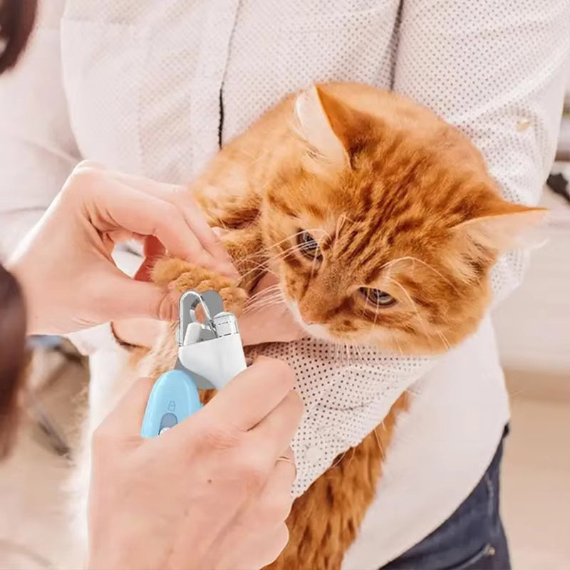 LED Pet Nail Clippers for Dogs & Cats – Safe & Precise Trim