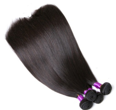 Brazilian Human Straight Hair – Natural Color, 8-30 Inch, Soft & Tangle-Free