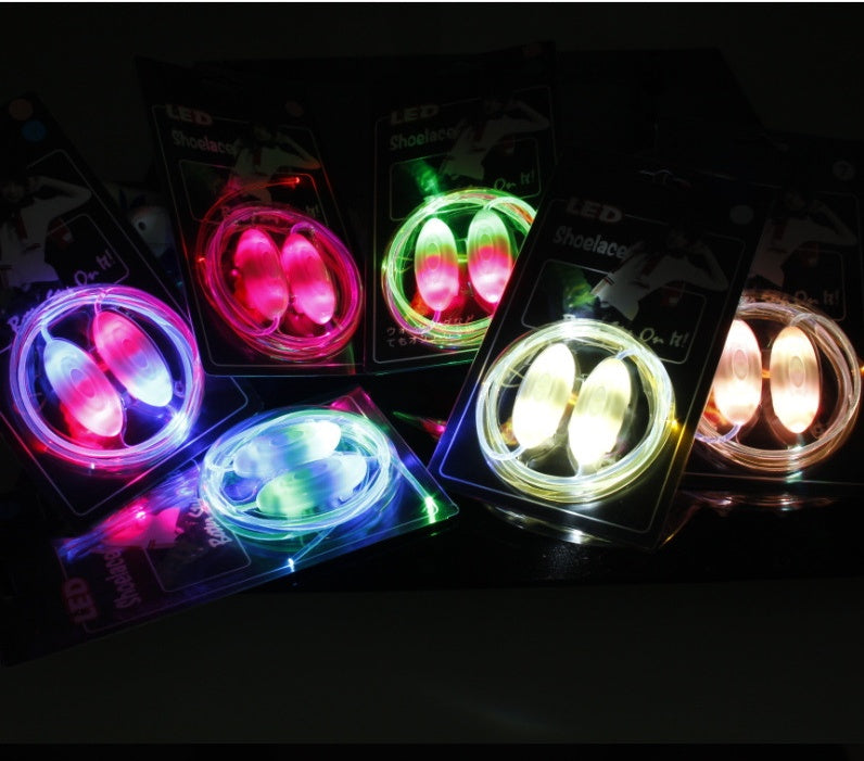LED Glow Shoelaces for Trainers – Light-Up Sport Shoe Laces with Flashing Modes – Fibre Optic Bright Laces for Night Safety