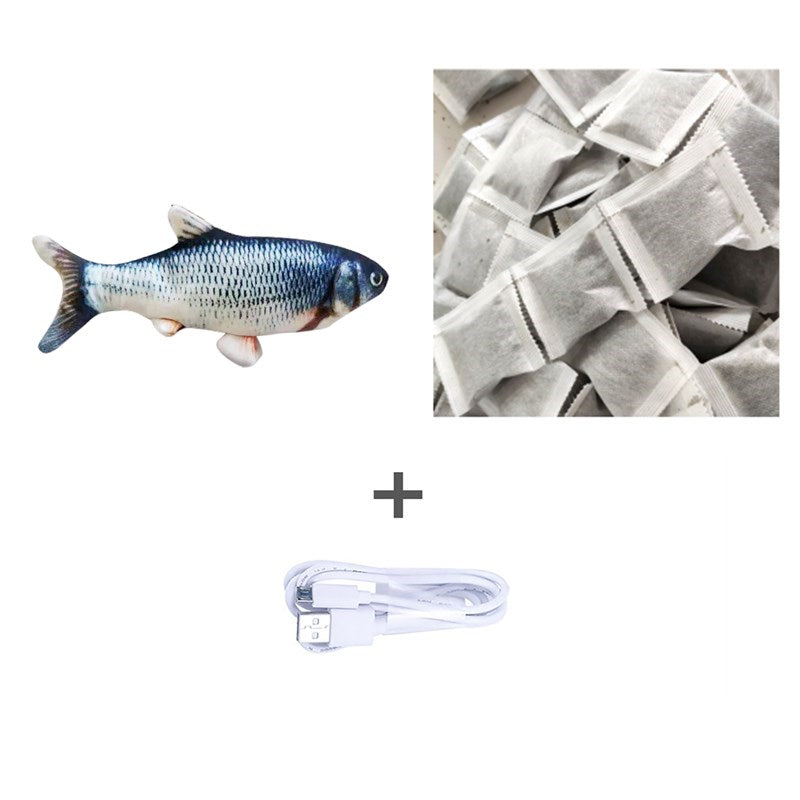 Electric Fish Toy for Cats - Without Cat Nip | Interactive Pet Toy for Cats