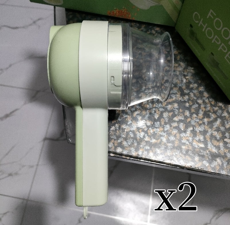 Multifunctional Electric Vegetable Slicer – USB Charging, Stainless Steel Blade, Carrot & Potato Chopper, Kitchen Fruit & Salad Cutter
