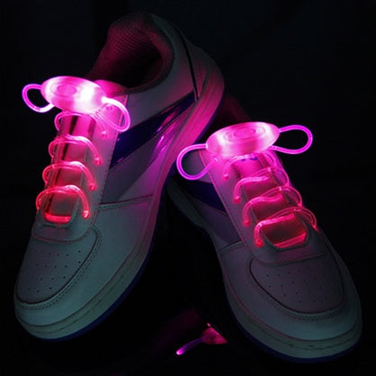 LED Glow Shoelaces for Trainers – Light-Up Sport Shoe Laces with Flashing Modes – Fibre Optic Bright Laces for Night Safety